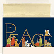 Pre-Printed Boxed Holiday Greeting Cards by Masterpiece Studios (Peaceful Night)