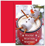 Pre-Printed Boxed Holiday Greeting Cards by Masterpiece Studios (Marshmallow Snowman)