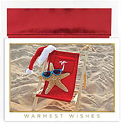 Pre-Printed Boxed Holiday Greeting Cards by Masterpiece Studios (Starfish Santa)