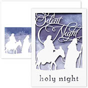 Pre-Printed Boxed Holiday Greeting Cards by Masterpiece Studios (Silent and Holy Night Laser Cut)