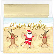 Pre-Printed Boxed Holiday Greeting Cards by Masterpiece Studios (Beach Angels)