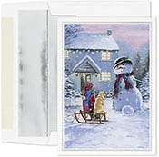 Pre-Printed Boxed Holiday Greeting Cards by Masterpiece Studios (Winter Friends)