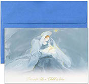 Pre-Printed Boxed Holiday Greeting Cards by Masterpiece Studios (A Child is Born)