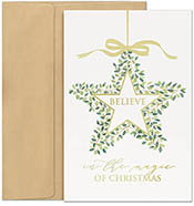 Pre-Printed Boxed Holiday Greeting Cards by Masterpiece Studios (Christmas Magic)