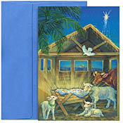 Pre-Printed Boxed Holiday Greeting Cards by Masterpiece Studios (Away in the Manger)