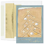 Pre-Printed Boxed Holiday Greeting Cards by Masterpiece Studios (Sand Scroll)