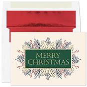 Pre-Printed Boxed Holiday Greeting Cards by Masterpiece Studios (Pines of Christmas)