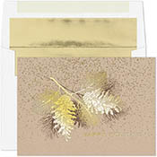 Pre-Printed Boxed Holiday Greeting Cards by Masterpiece Studios (Golden Pine)