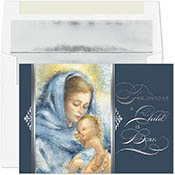 Pre-Printed Boxed Holiday Greeting Cards by Masterpiece Studios (Mary and Her Baby)