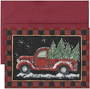Pre-Printed Boxed Holiday Greeting Cards by Masterpiece Studios (Christmas Tree Truck)
