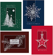 Pre-Printed Boxed Holiday Greeting Cards by Masterpiece Studios (Simple Holiday Icons)