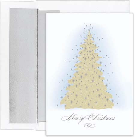 Pre-Printed Boxed Holiday Greeting Cards by Masterpiece Studios (Frosted Tree) Pre-Printed Boxed Holiday Greeting Cards by Masterpiece Studios (Frosted Tree)