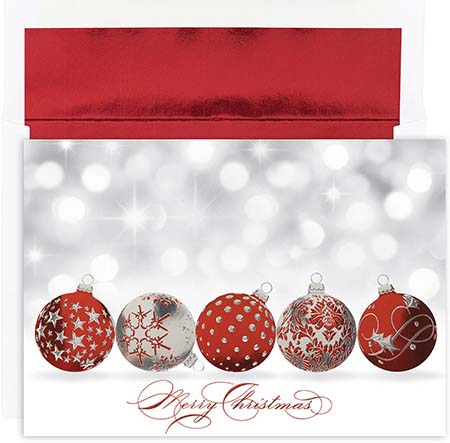 Pre-Printed Boxed Holiday Greeting Cards by Masterpiece Studios (Sparkling Ornaments) Pre-Printed Boxed Holiday Greeting Cards by Masterpiece Studios (Sparkling Ornaments)