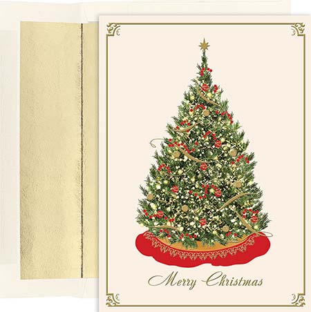 Pre-Printed Boxed Holiday Greeting Cards by Masterpiece Studios (Elegant Tree) Pre-Printed Boxed Holiday Greeting Cards by Masterpiece Studios (Elegant Tree)