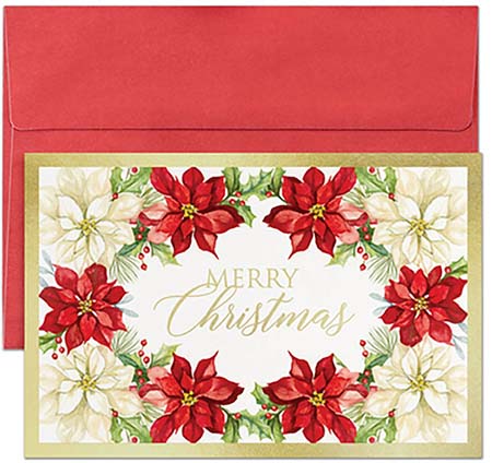 Pre-Printed Boxed Holiday Greeting Cards by Masterpiece Studios (Floral Tradition) Pre-Printed Boxed Holiday Greeting Cards by Masterpiece Studios (Floral Tradition)