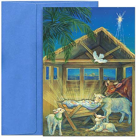 Pre-Printed Boxed Holiday Greeting Cards by Masterpiece Studios (Away in the Manger) Pre-Printed Boxed Holiday Greeting Cards by Masterpiece Studios (Away in the Manger)