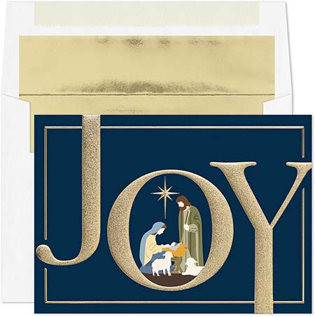 Pre-Printed Boxed Holiday Greeting Cards by Masterpiece Studios (Nativity Joy) Pre-Printed Boxed Holiday Greeting Cards by Masterpiece Studios (Nativity Joy)