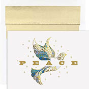 Pre-Printed Boxed Holiday Greeting Cards by Masterpiece Studios (Elegant Dove)