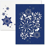 Pre-Printed Boxed Holiday Greeting Cards by Masterpiece Studios (Snowflake Laser Cut)