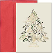 Pre-Printed Boxed Holiday Greeting Cards by Masterpiece Studios (Gilded Greenery)