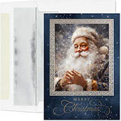 Pre-Printed Boxed Holiday Greeting Cards by Masterpiece Studios (Old-World Santa)