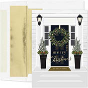 Pre-Printed Boxed Holiday Greeting Cards by Masterpiece Studios (Merry Welcome)