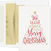 Pre-Printed Boxed Holiday Greeting Cards by Masterpiece Studios (Shining Wishes)