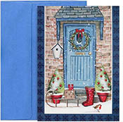 Pre-Printed Boxed Holiday Greeting Cards by Masterpiece Studios (Deck the Doorway)