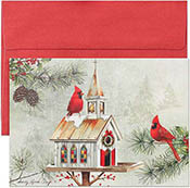 Pre-Printed Boxed Holiday Greeting Cards by Masterpiece Studios (Woodland Blessings)
