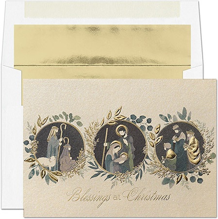 Pre-Printed Boxed Holiday Greeting Cards by Masterpiece Studios (Glory Abound)