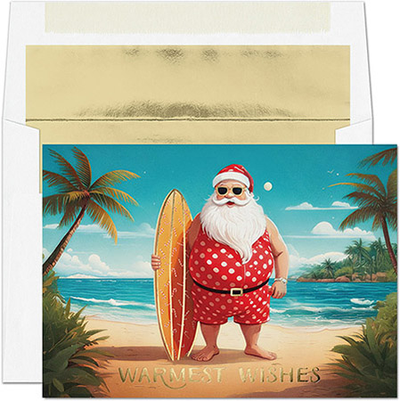 Pre-Printed Boxed Holiday Greeting Cards by Masterpiece Studios (Warm Relaxation)