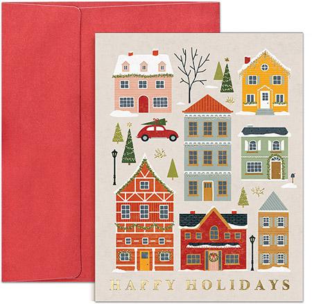 Pre-Printed Boxed Holiday Greeting Cards by Masterpiece Studios (Warm Holiday Welcome)