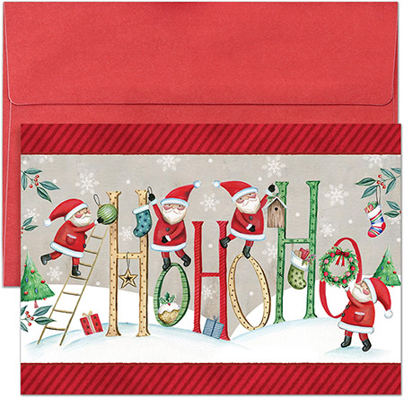 Pre-Printed Boxed Holiday Greeting Cards by Masterpiece Studios (Holiday Adventure)