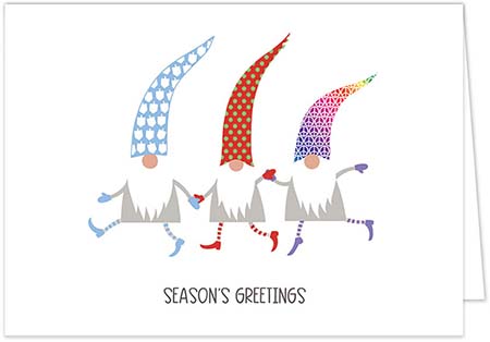 Interfaith Holiday Greeting Cards by MixedBlessing (Dancing Gnomes)