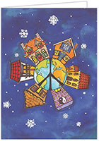 Non-Personalized Multicultural Holiday Greeting Cards by MixedBlessing (Global Village)