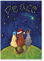 Multicultural Holiday Greeting Cards by MixedBlessing (Stars of Peace)