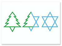 Non-Personalized Interfaith Holiday Greeting Cards by MixedBlessing (Trio)