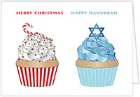 Non-Personalized Interfaith Holiday Greeting Cards by MixedBlessing (Holiday Cupcakes)