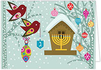 Non-Personalized Interfaith Holiday Greeting Cards by MixedBlessing (Interfaith Birdhouse)