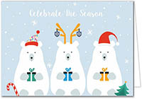 Non-Personalized Interfaith Holiday Greeting Cards by MixedBlessing (Holiday Bears)