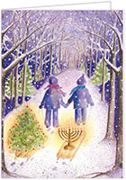 Non-Personalized Interfaith Holiday Greeting Cards by MixedBlessing (Holiday Sleds)