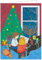 Non-Personalized Interfaith Holiday Greeting Cards by MixedBlessing (Home for the Holidays)