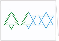 Non-Personalized Interfaith Holiday Greeting Cards by MixedBlessing (Trio)