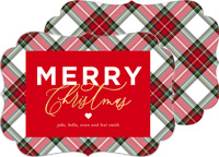 Holiday Greeting Cards by Modern Posh (Modern Plaid)