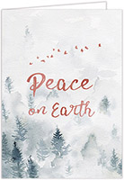 Personalized Charitable Holiday Greeting Cards by Olive Tree Collection (Peace On Earth)