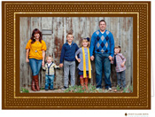 Holiday Photo Mount Cards by Stacy Claire Boyd - Bright Marquee Mocha with Foil