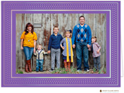 Holiday Photo Mount Cards by Stacy Claire Boyd - Bright Marquee Purple with Foil