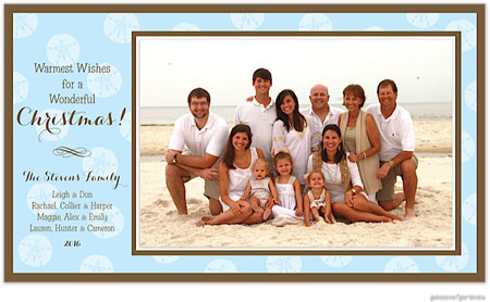 Holiday Photo Mount Cards by PicMe Prints (Sand Dollars)