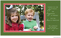 Holiday Photo Mount Cards by PicMe Prints (Christmas Dots & More Dots Evergreen)