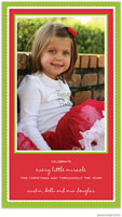 Holiday Photo Mount Cards by PicMe Prints (Holiday Scallops Poppy)